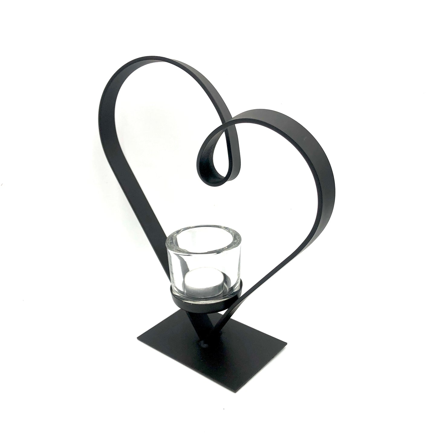 Heart shaped candle holder